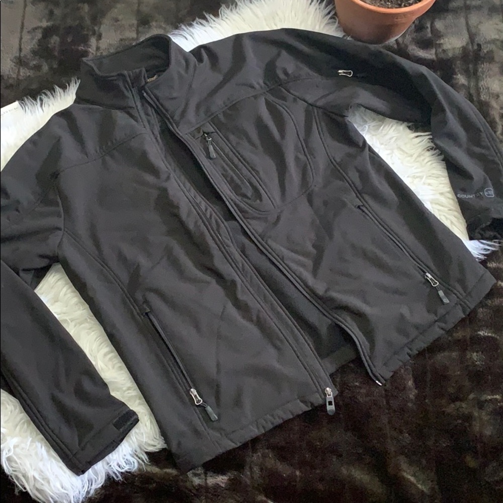 Free Country Men’s Black Zip Front Jacket